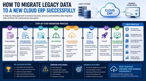 How to Migrate Legacy Data to a New Cloud ERP Successfully