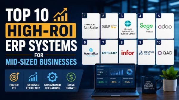 Top 10 High-ROI ERP Systems for Mid-Sized Businesses
